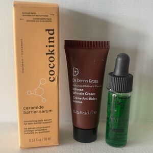 New high end skincare travel lot skinceuticals Dr Dennis gross cocokind